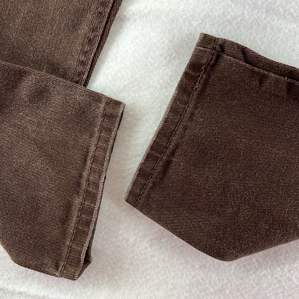 Refuge Brown Jeans Mom Skinny Straight Ankle High Rise Juniors Size 5 Pants - Picture 8 of 10